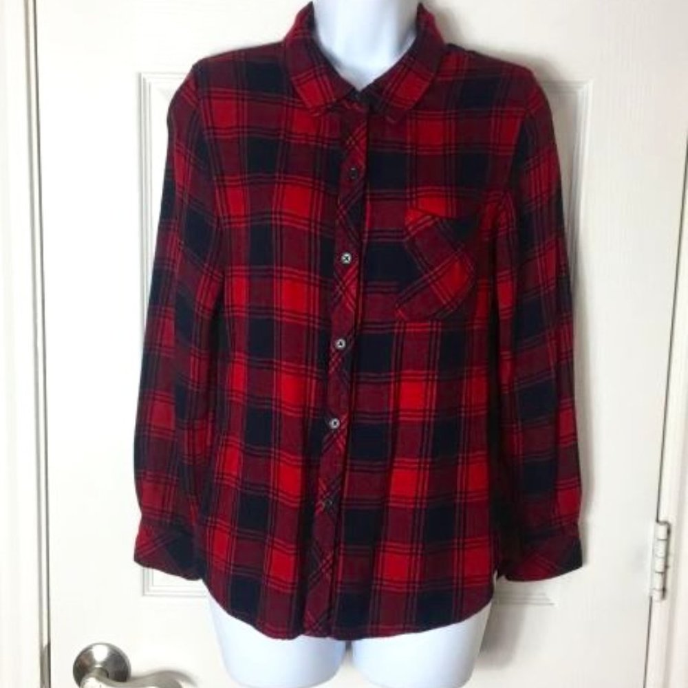 Rails Buffalo Plaid Button Front Shirt